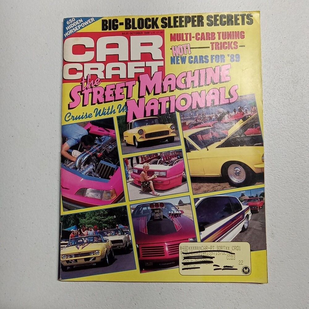 CAR CRAFT OCTOBER 1988 THE STREET MACHINE NATIONALS